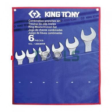 Набор ключей комби (34-50 мм) 6 предметов KING TONY 1296MRN
