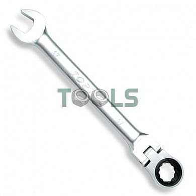 Ключ комбинированный с трещоткой и шарниром 16ммAOAH1616 Toptul AOAH1616