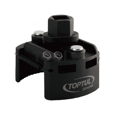 Съёмник м/фильтра универсальный 80-115 мм 1/2" или под ключ 22 мм Toptul JDCA0112