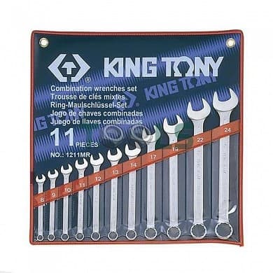 Набор ключей комби 11 шт. (8-24мм) KING TONY 1211MR
