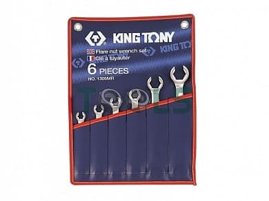 Набор ключей разрезных 6 ед. дюймовые KING TONY 1306SR