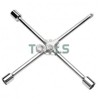 Ключ баллонный крестовой 17,19,21mm & 1/2" усиленный Toptul AEAL1616