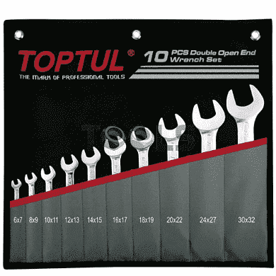 Набор рожковых ключей 10 шт. 6-32  Toptul GPCJ1001