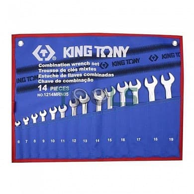 Набор ключей комби 14 шт. (06-19 мм) KING TONY 1214MRN05