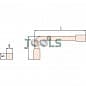 Ключ четырехгранный искробезопасный 19 мм GARWIN GSS-VGD019