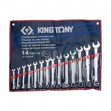 Набор ключей дюймовых 14 шт. (5/16" - 1-1/4") KING TONY 1214SR