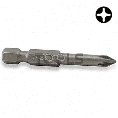 Насадка 1/4" 50мм PH2 магнитная Anti-Slip (под шуруповерт) Toptul FSMA0802