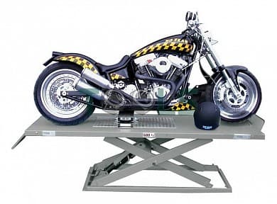 Подъемник ножничный для мотоциклов с пневмо-гидравлическим насосом, грузоподъемностью  600 кг  - Made in Italy RAVAGLIOLI KP1396P детальное фото